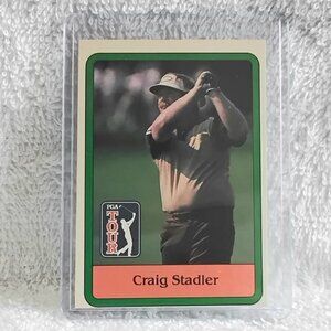 5/$20 E/NM 1981 Donruss Golf Inaugural Craig Stadler PGA Tour Card 8!!
